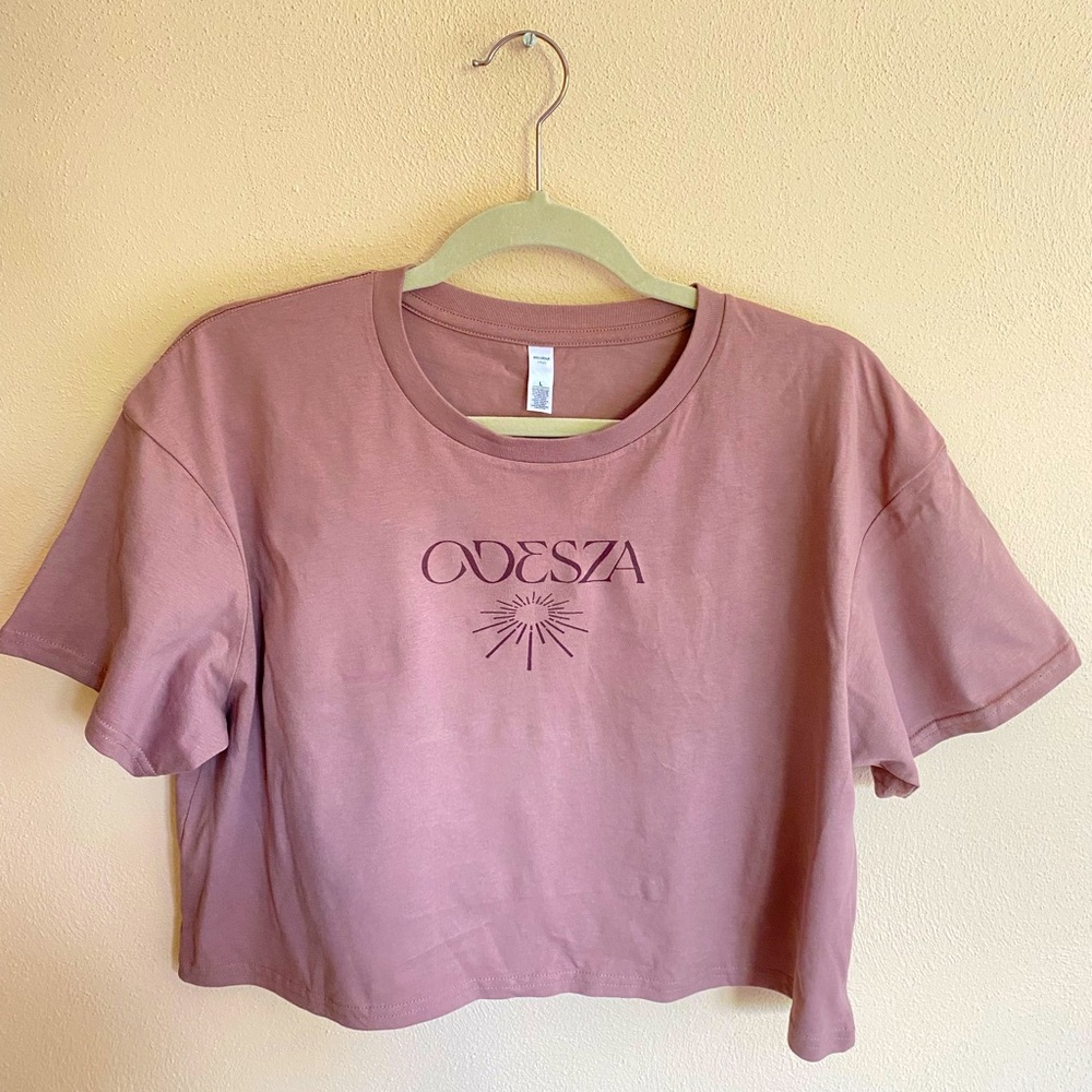 BNWOT ODESZA Cropped Concert 2024 Shirt Size Large